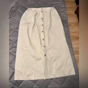 Button down skirt